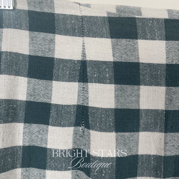 Rare Gingham Skirt ASO Taylor Swift Folklore Green White Plaid Midi Fall - Picture 6 of 6